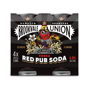 Vodka Red Pub Soda Six Percent - 4 Pack Vodka Red Pub Soda Six Percent - 4 Pack